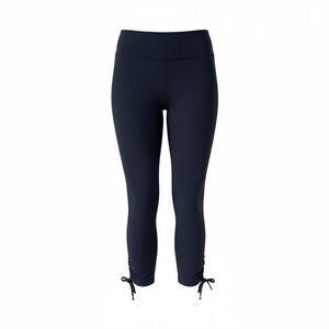 Sunday Bow Tie Cuff Cropped Workout Leggings